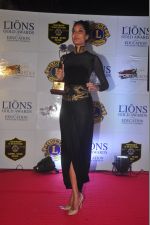 Lisa Haydon at the 21st Lions Gold Awards 2015 in Mumbai on 6th Jan 2015